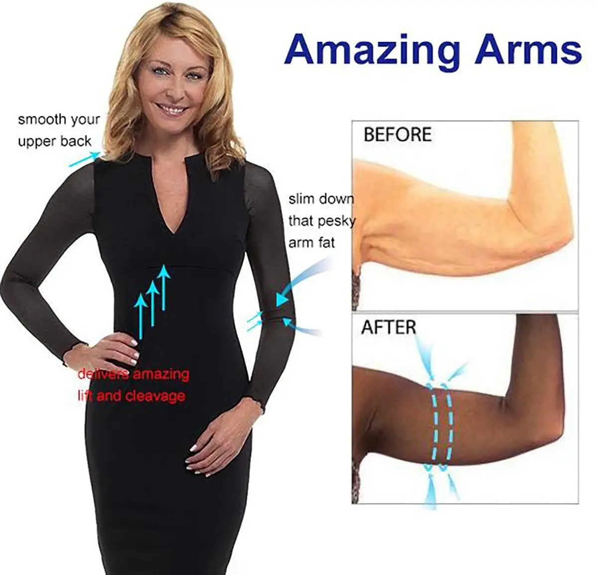 Amazing Arms dekolte kapatıcı
