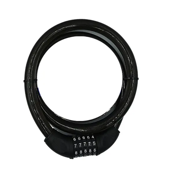 YM-747 120cm 20mm 5 Şifreli Siyah Motorsiklet Kilidi