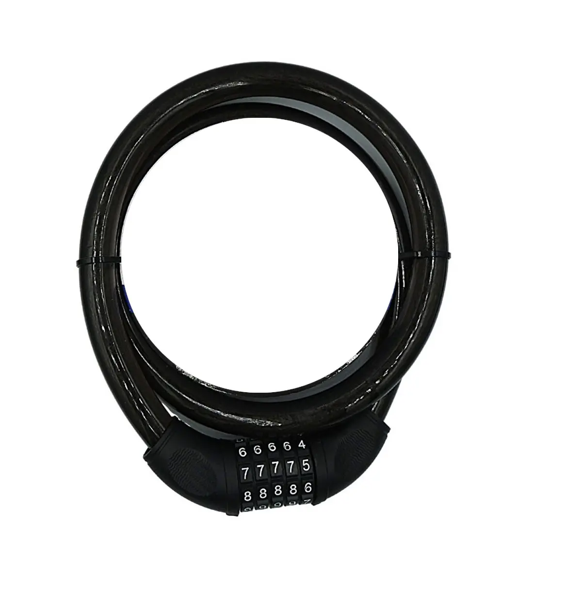 YM-747 120cm 20mm 5 Şifreli Siyah Motorsiklet Kilidi
