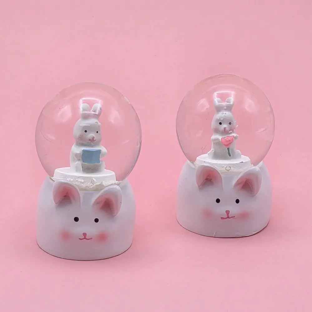 Mini Boy Tavşan Tasarımlı Kar Küresi