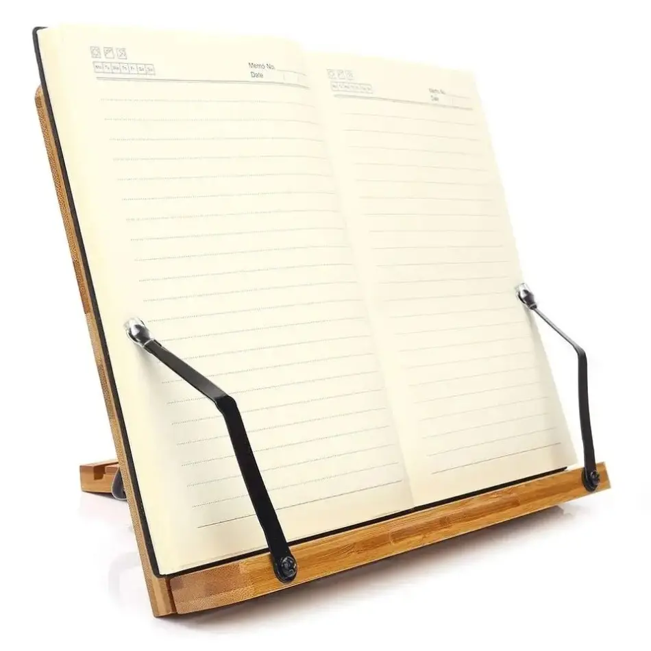 Bambu Ahşap Kitap Okuma &amp; Tablet Standı