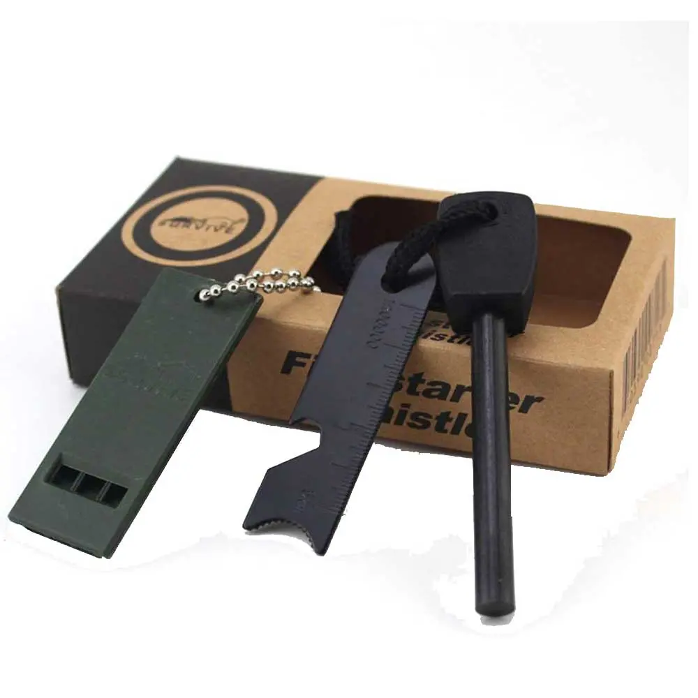Survive Magnezyum Çubuğu Ateş Başlatıcı Çakmak Taşı Survive Magnezyum Çubuğu Ateş Başlatıcı Çakmak Taşı