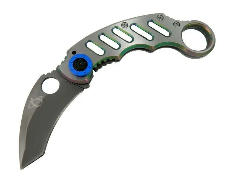 X05BL Gümüş 17 Cm - Metal Saplı Manuel