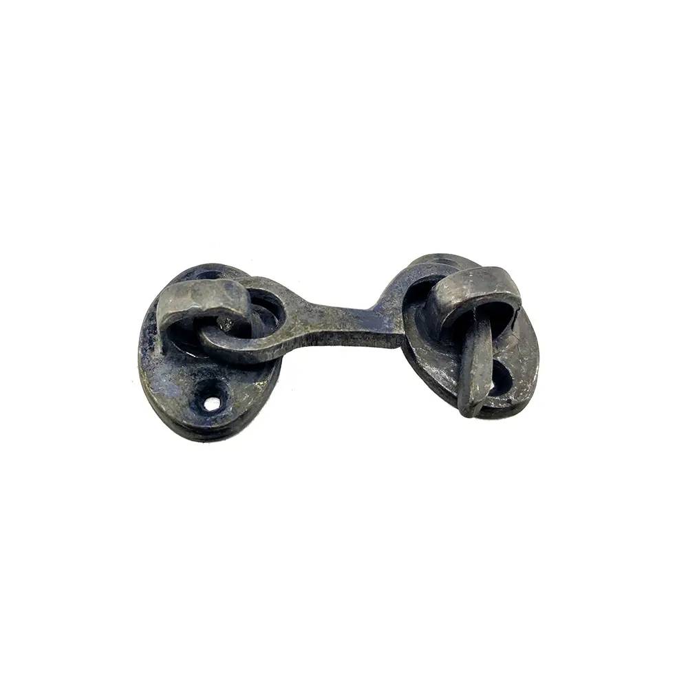Antika Tarz Dekoratif Pirinç Çengeli - 5cm, Oksit