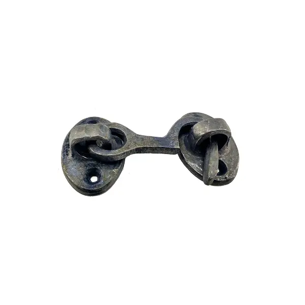 Antika Tarz Dekoratif Pirinç Çengeli - 5cm, Oksit