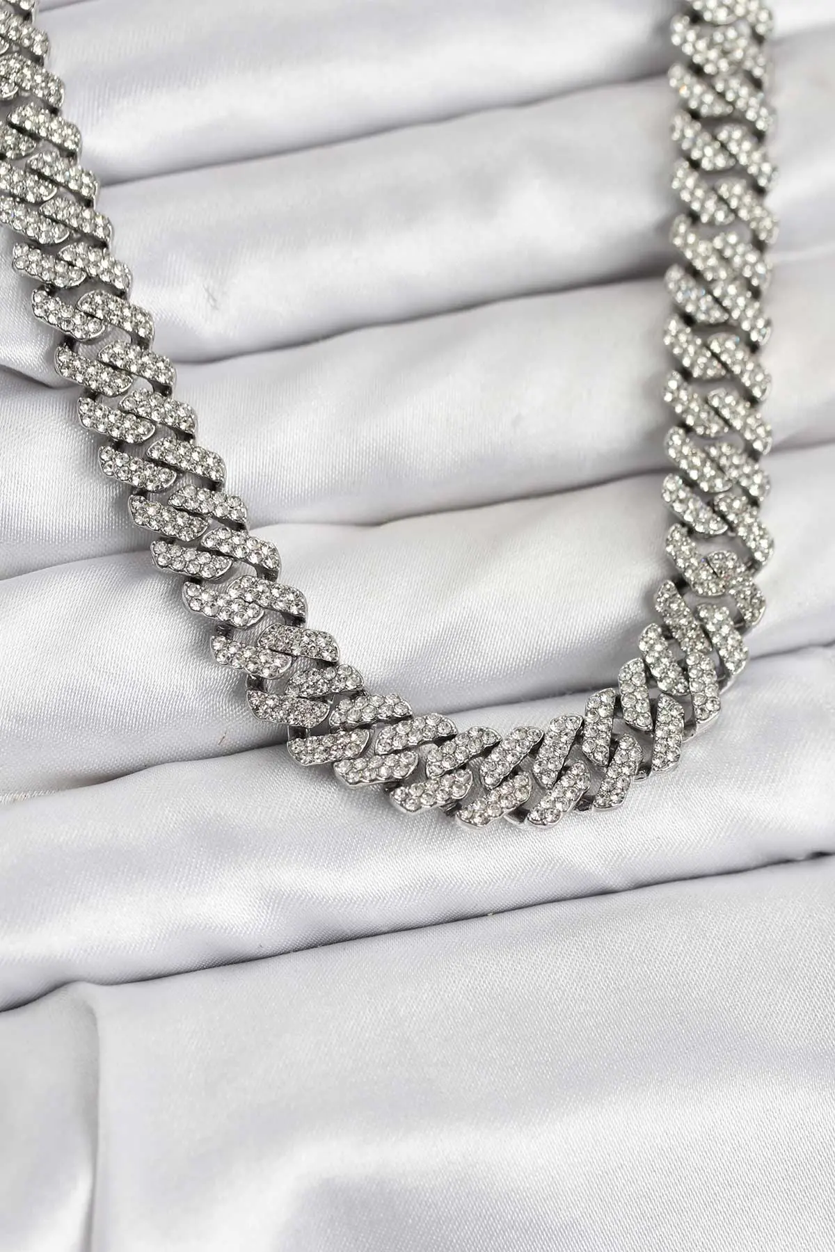 Pirinç Cuba Chain Gurmet Model Kolye TJ-BKO10809