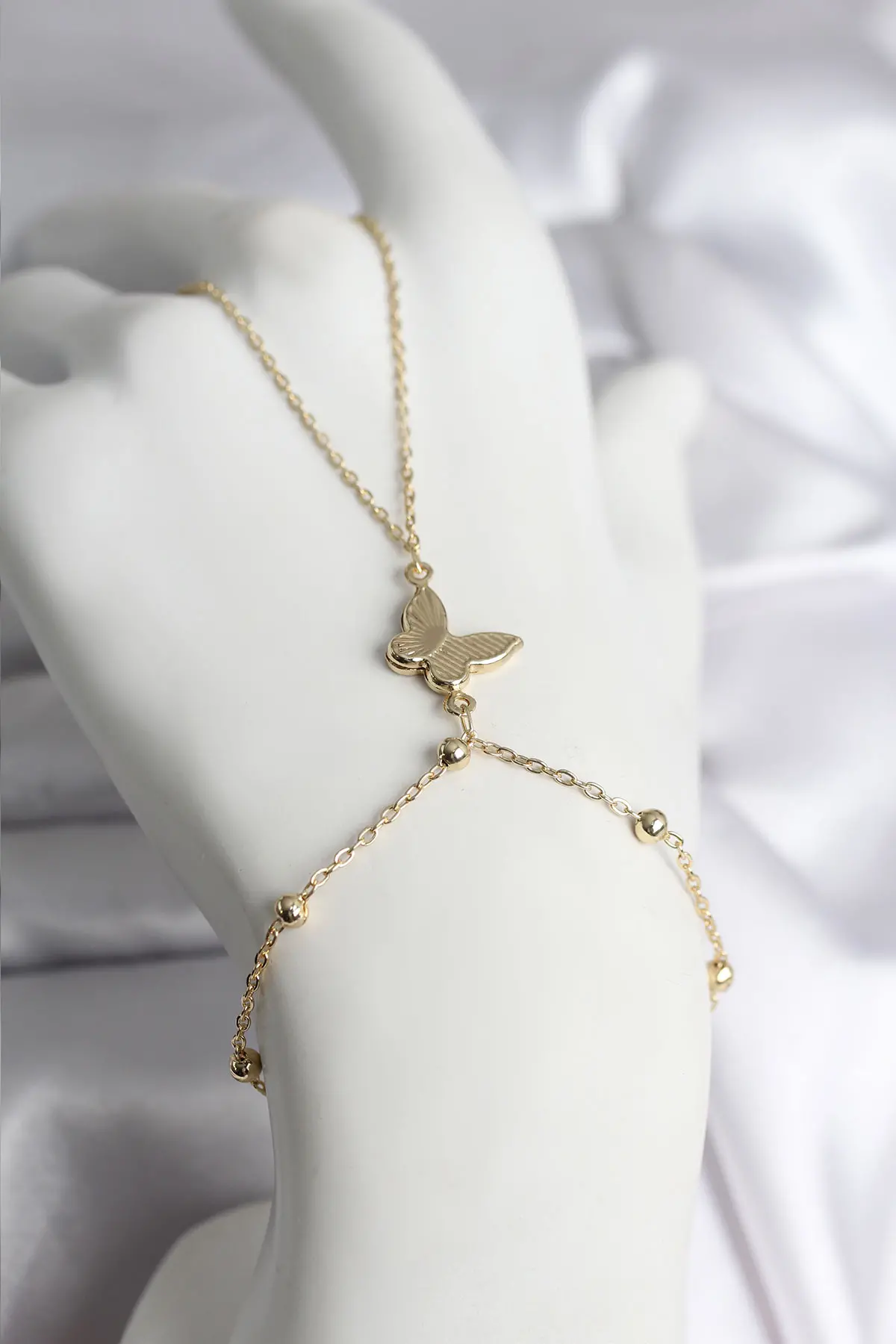 316L Çelik Gold Renk Model Kadın Şahmeran - TJ-SN732