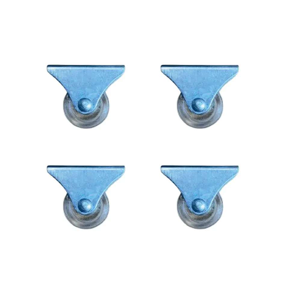 Furç Sabit Teker - 38MM - Şeffaf HKS237 - 4 Adet