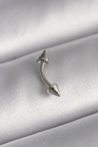 316L Çelik Gümüş Renk Çivi Model Piercing TJ-PR1362