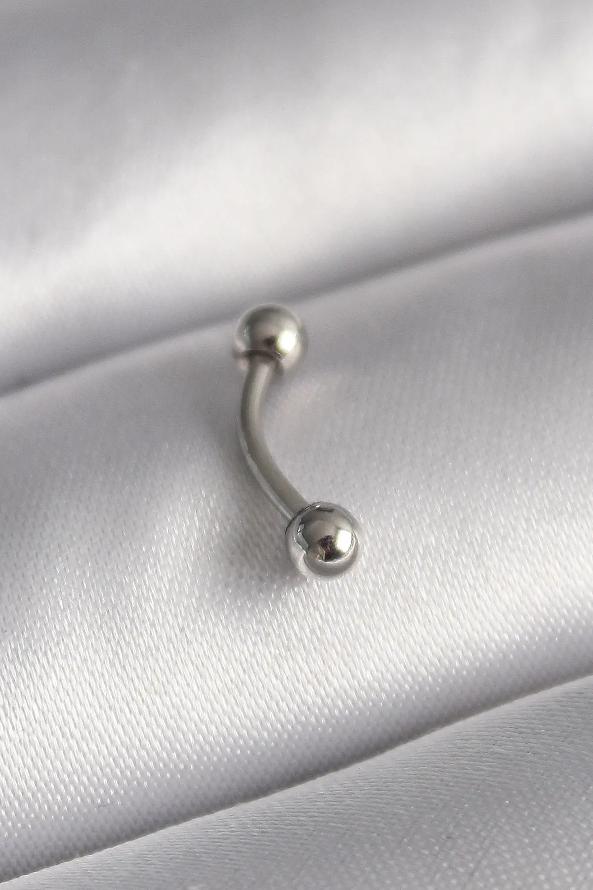 316L Çelik Gümüş Renk Topçuk Model Piercing TJ-PR1363
