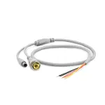 Power Jak Kablo Dc + Bnc 60Cm Beyaz HDX5530-1