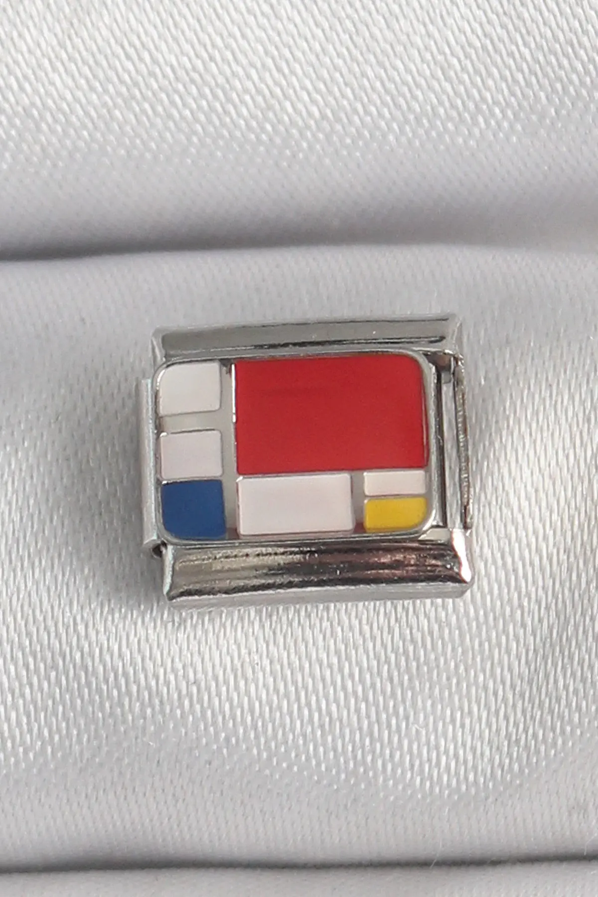 316L Çelik Gümüş Renk Karışık Renk Portre Model Nomination Charm TJ-BC1390