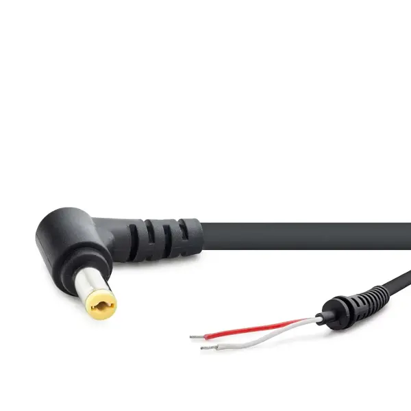Notebook Adaptör Kablosu 5.5*1.7 L Tip Acer 30W-90W 1.2M Siyah HDX5511