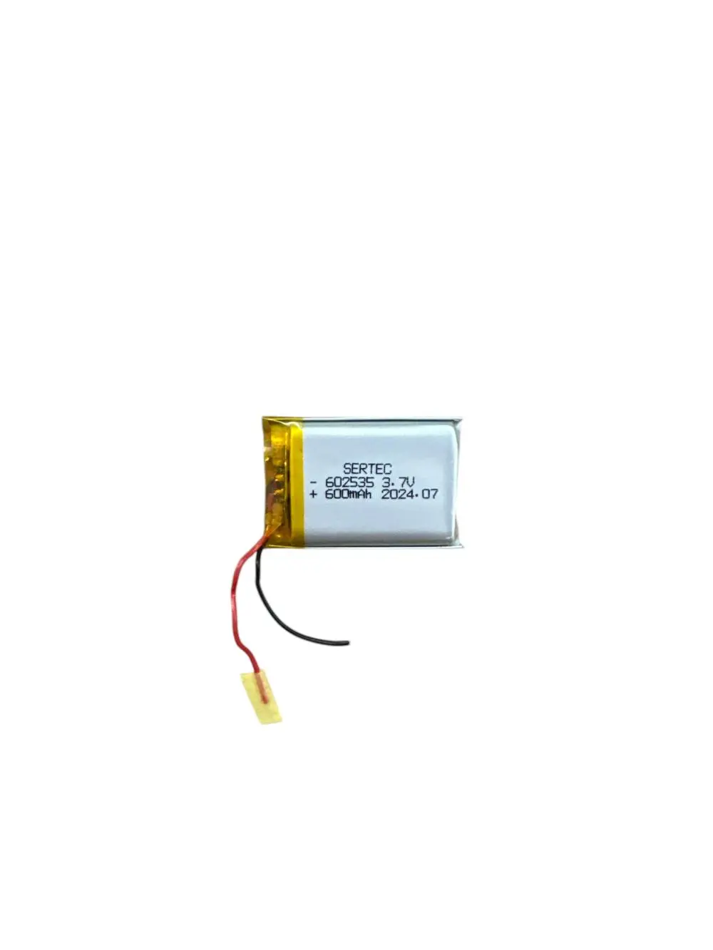 602535 3.7V 600 MAh Li-Polymer Pil (Devreli/1.5A)