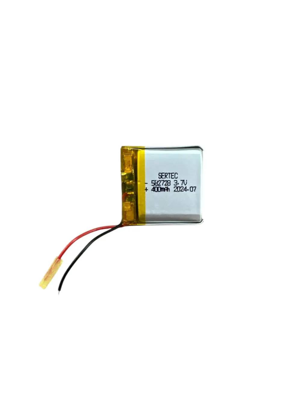 582728 3.7V 400 MAh Li-Polymer Pil (Devreli/1.5A)