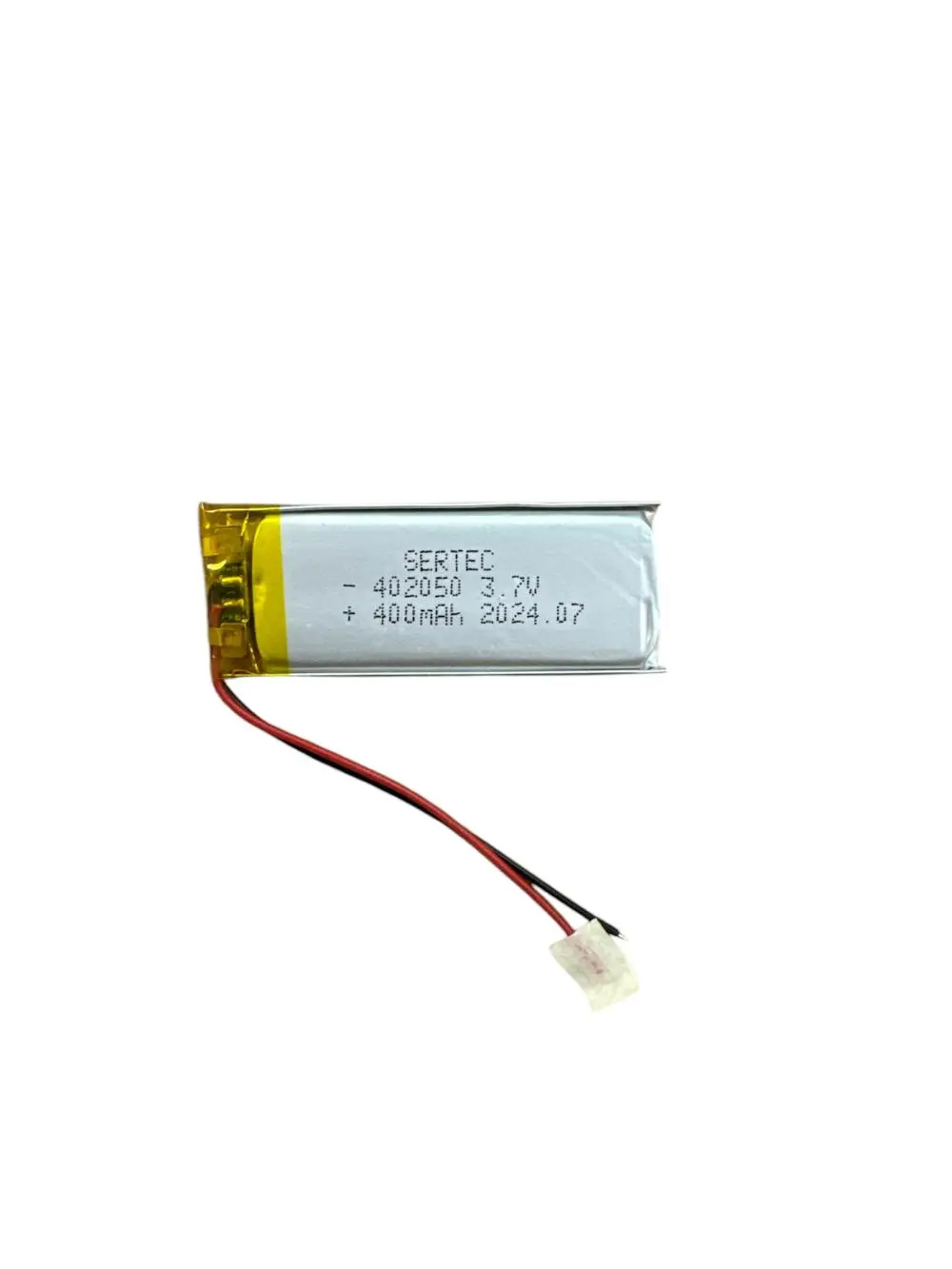 402050 3.7V 400mAh Li-Polymer Pil (Devreli/1.5A)