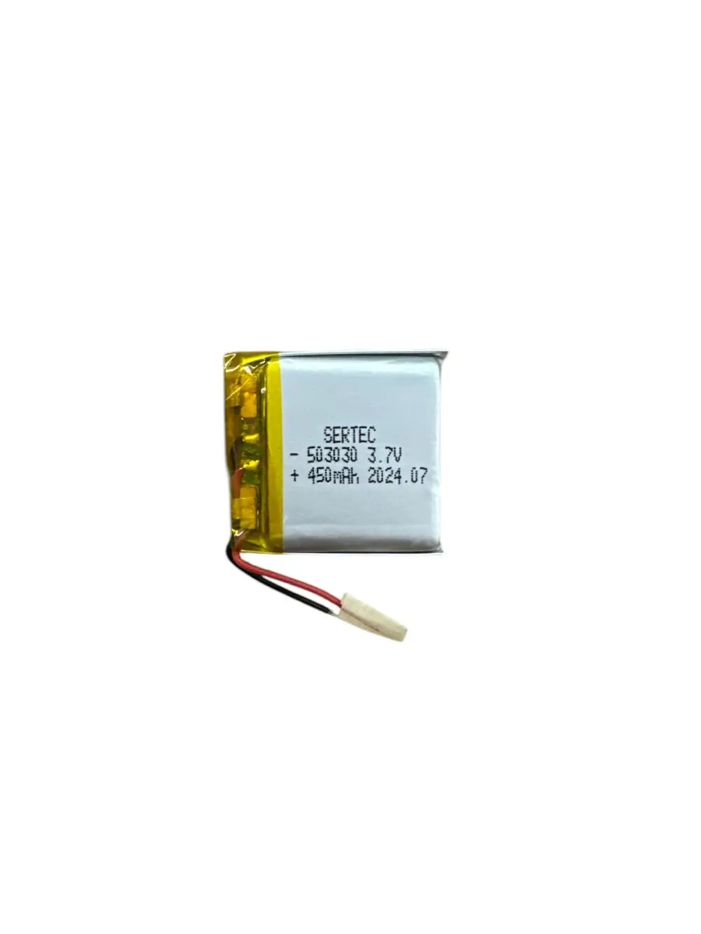 503030 3.7V 450mAh Li-Polymer Pil (Devreli/1.5A)