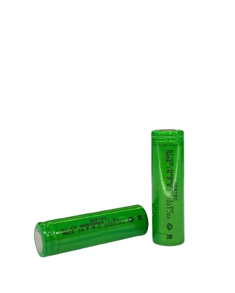 1.2V 800 Mah - AA - Ni-Cd Şarjlı Pil - (Başsız / Flat Head)