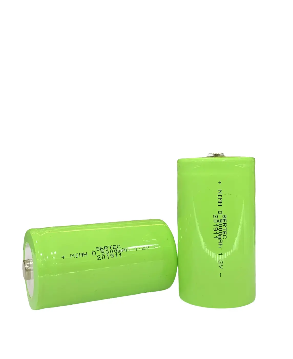1.2V 9000 Mah Ni-Mh D Size Şarjlı Pil - (Başlı / Top Head)