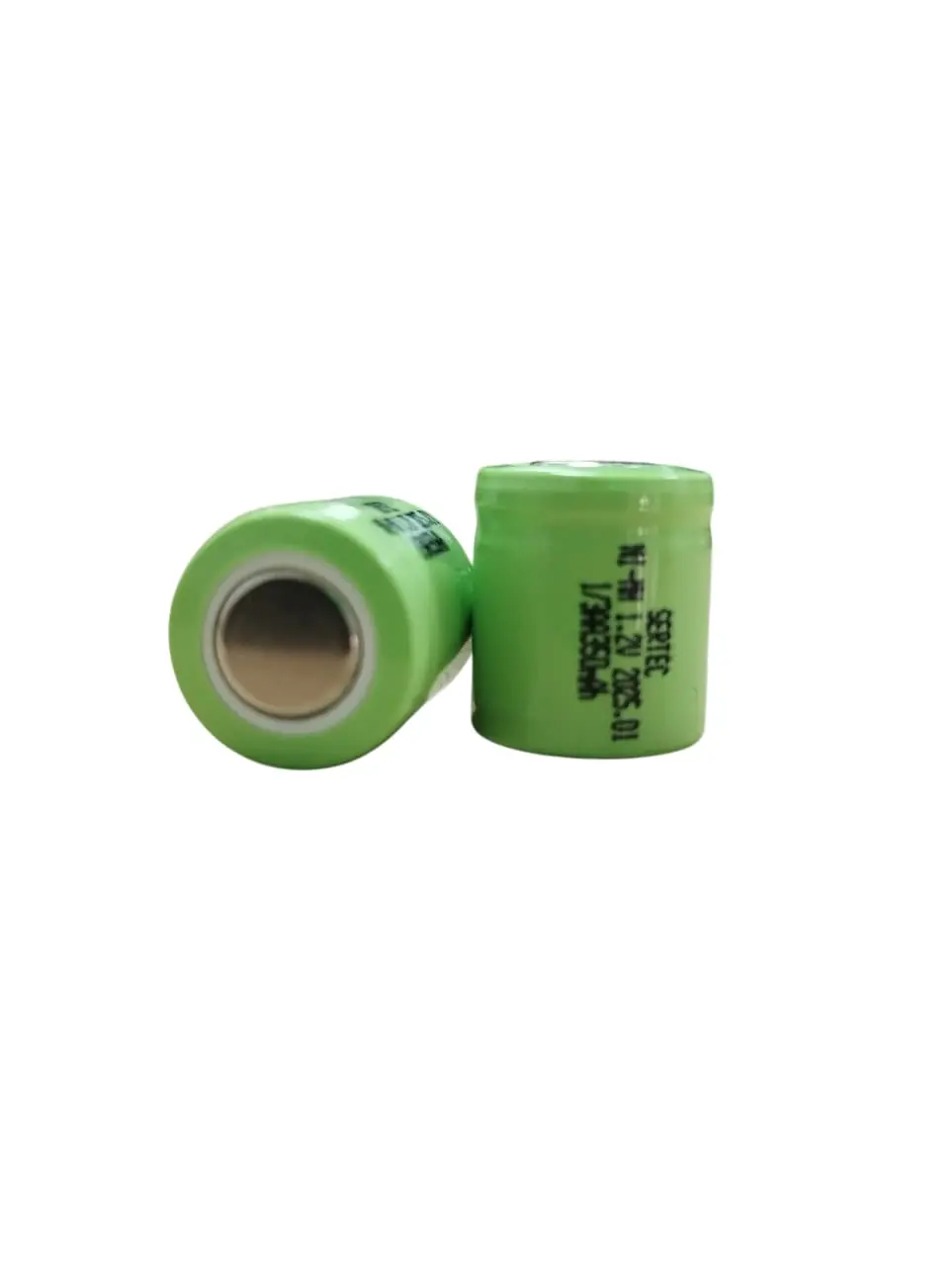 1.2V 350 Mah - 1/3AA - Ni-MH Şarjlı Pil - (Başsız / Flat Head)