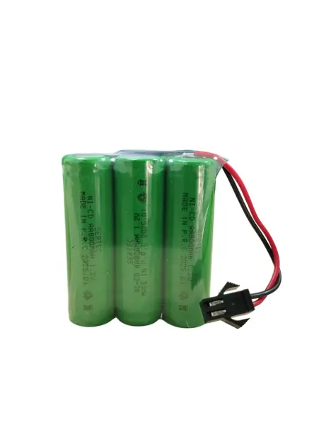 3.6V 3S1P AA 800 MAH KABLO + SİYAH KONNEKTÖRLÜ OYUNCAK PİLİ
