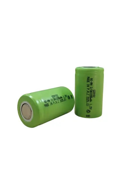 1.2V 1200 Mah - 2/3A - Ni-MH Şarjlı Pil - (Başsız / Flat Head)