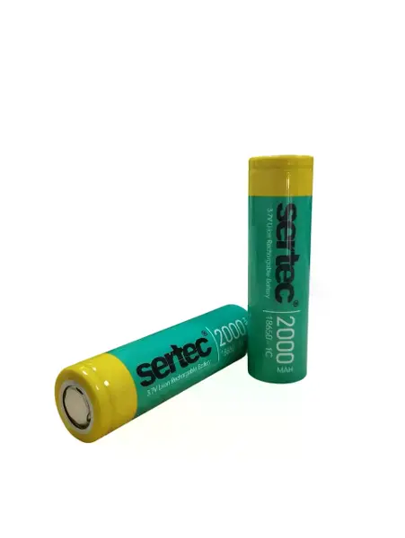 18650 3.7V 2000 Mah 1C Li-Ion Şarjlı Pil