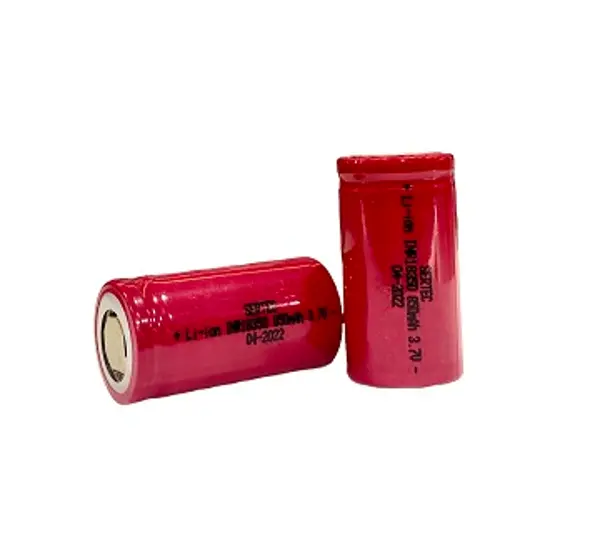 18350 3.7V 850 Mah Li-Ion Şarjlı Pil - 1C