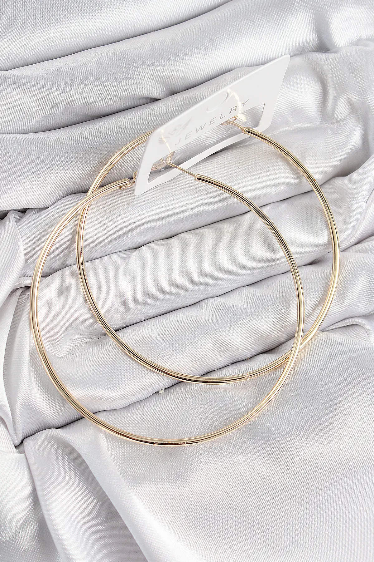 Pirinç Halka Model Gold Renk Kadın Küpe TJ-BKP11037