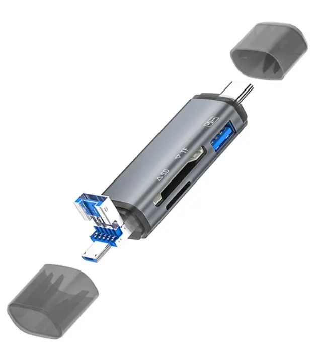 ZR286 Ads307 3 In 1 Type-C Card Reader