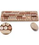 Mofii Kahverengi Sweet Dm Klavye Mouse Set-1
