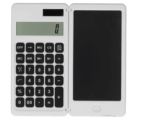 ZR901 Beyaz Yazı Tahtalı Hesap Makinesi