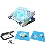 ZR924 S601 Tek Fanlı Rgb Metalik Laptop Soğutucu-2
