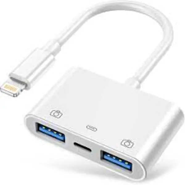 ZR540 2 Usb 1 Lightning Camera Adapter