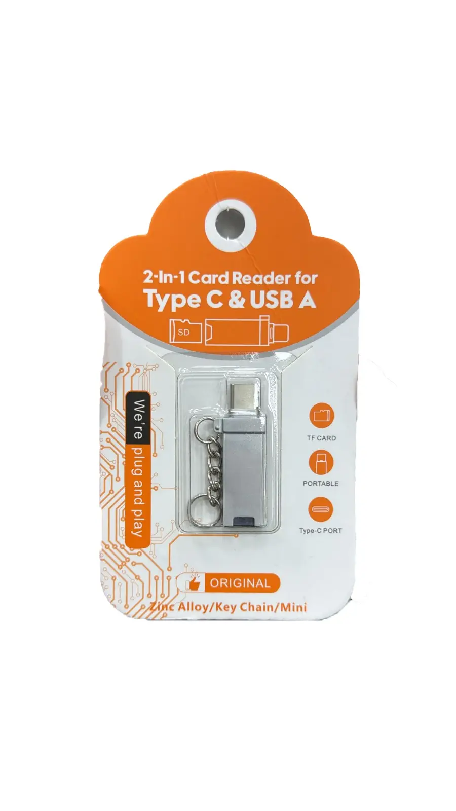 ZR967 Type-C Usb 2İn1 Card Reader