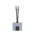 ZR815 Lightning Type-C 3 İn 1 Ethernet Çevirici Aux-1