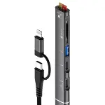 ZR563 Lightning Type-C 5 İn 1 Usb Hub Card Reader-2