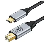 ZR126 Siyah Type-C Mini Dp Çevirici Kablo 1,8 M-2