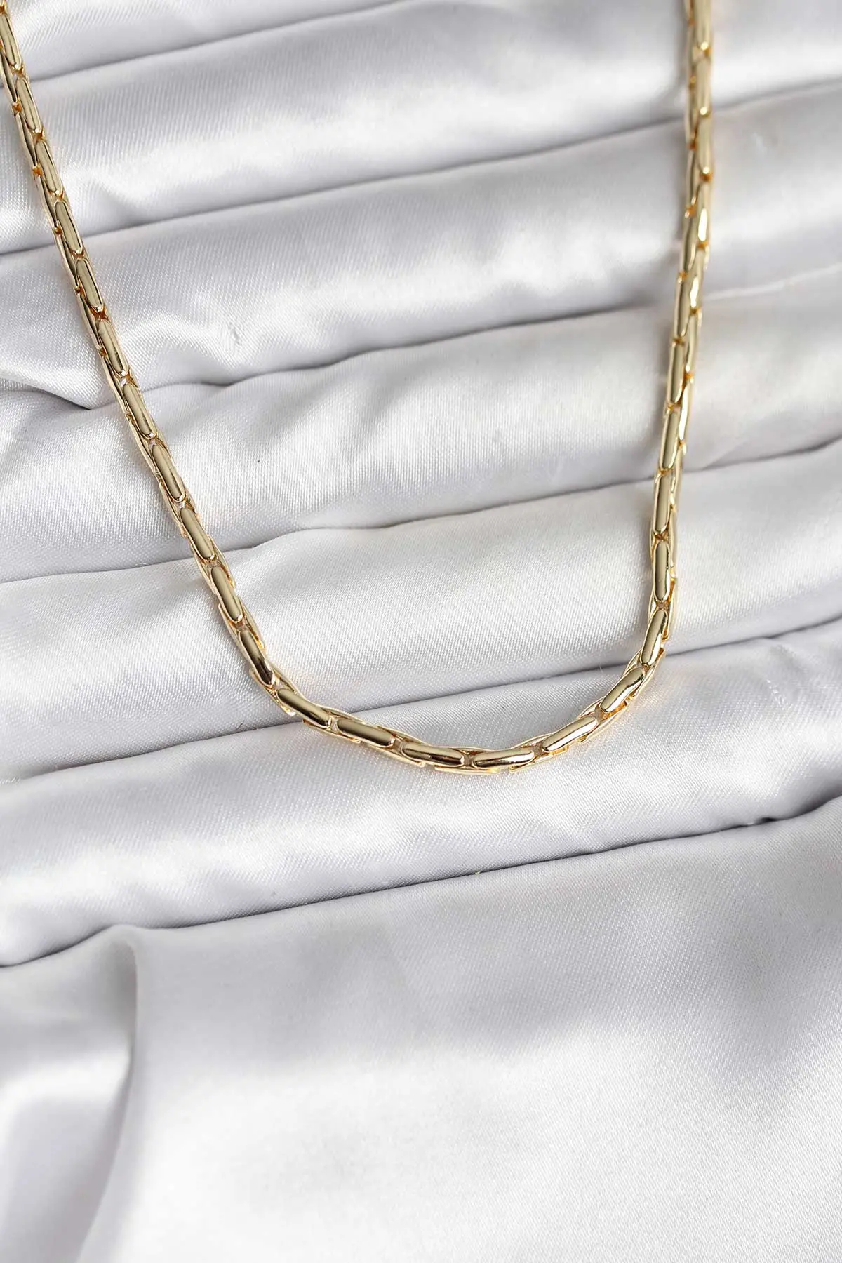 14K Gold Renk Kaplama Model CM Kadın Kolye TJ-BKO10730