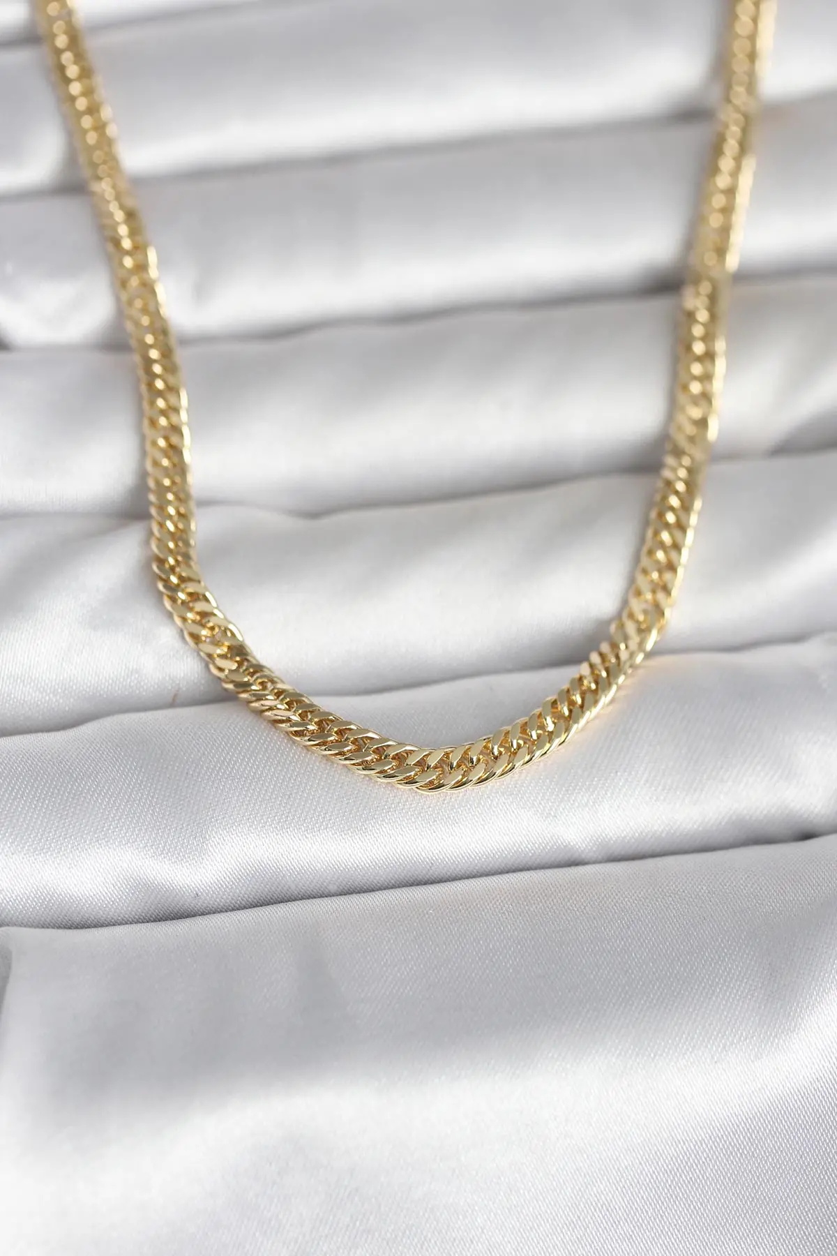 CM 14K Gold Renk Zincir Model 45 cm Kadın Kolye TJ-BKO11004