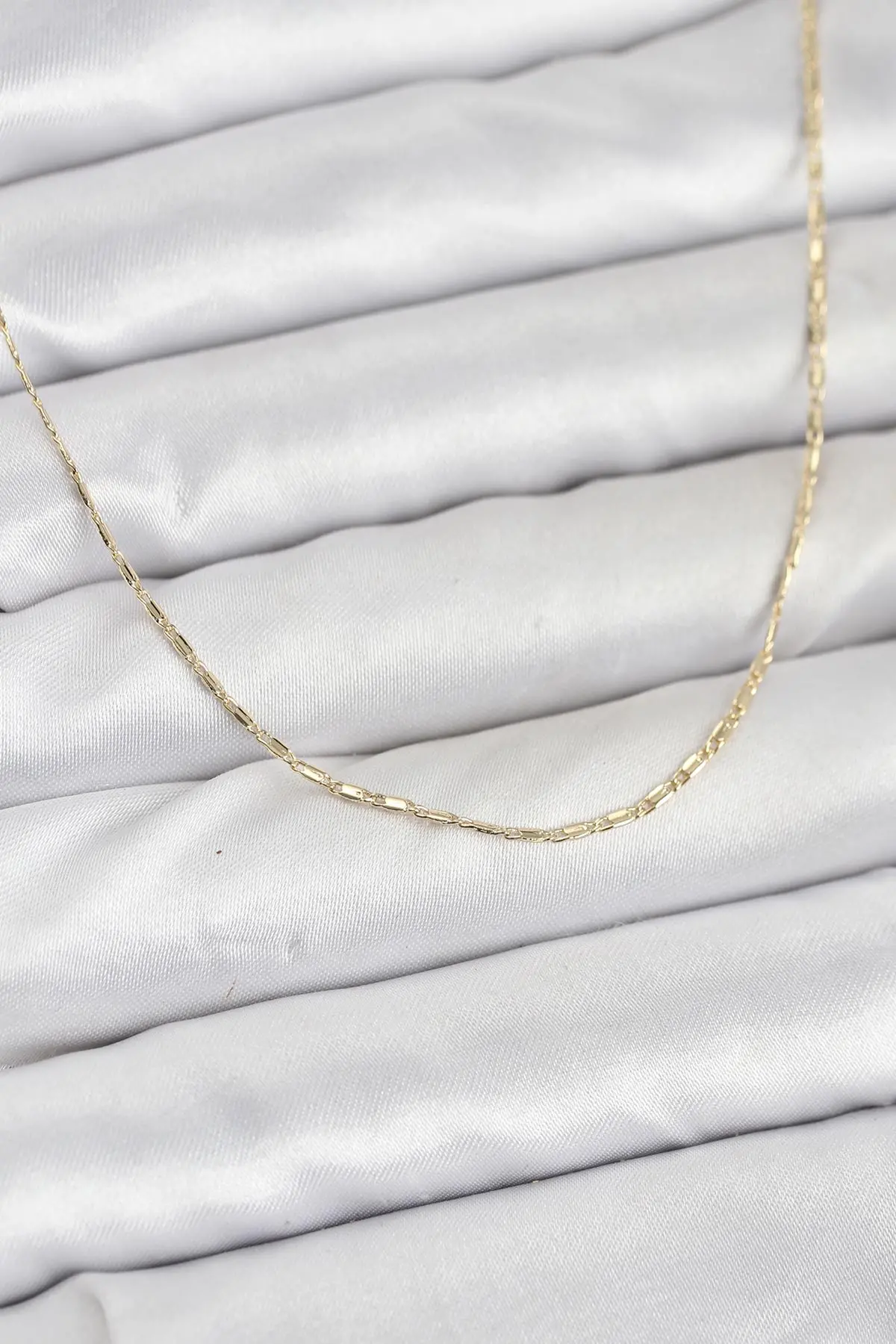 CM 14K Gold Renk Kesme Model 60 cm Kadın Kolye TJ-BKO10931