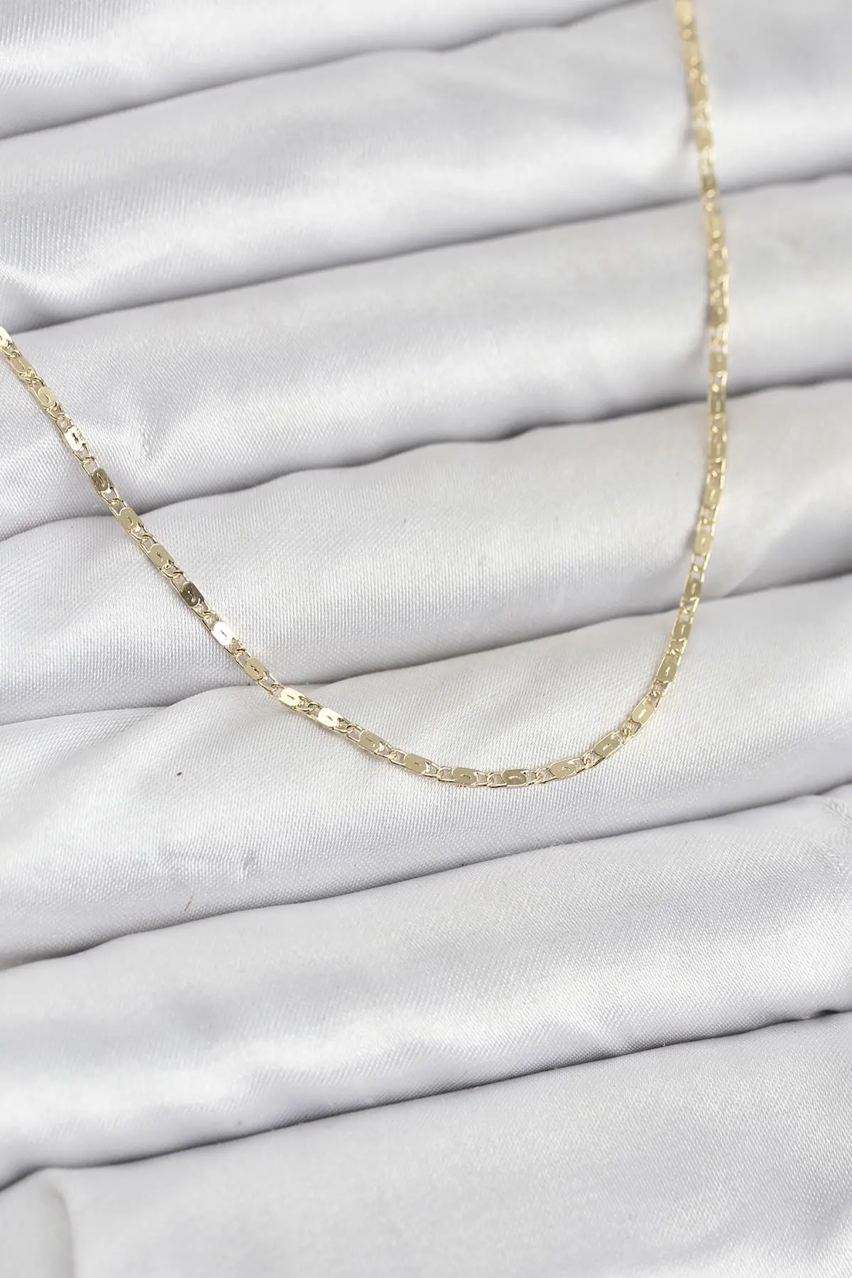 CM 14K Gold Renk Ezme Zincir Model 60 cm Kadın Kolye TJ-BKO10933