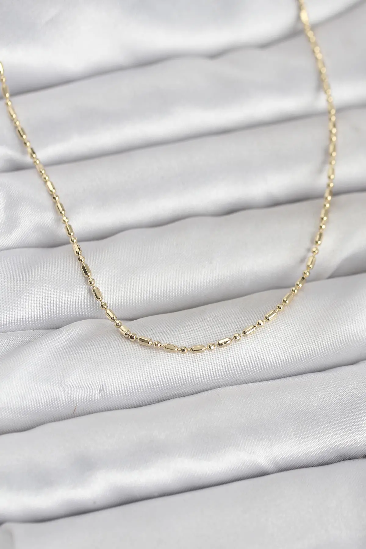 CM 14K Gold Renk Zincirli 60 cm Kadın Kolye TJ-BKO10938