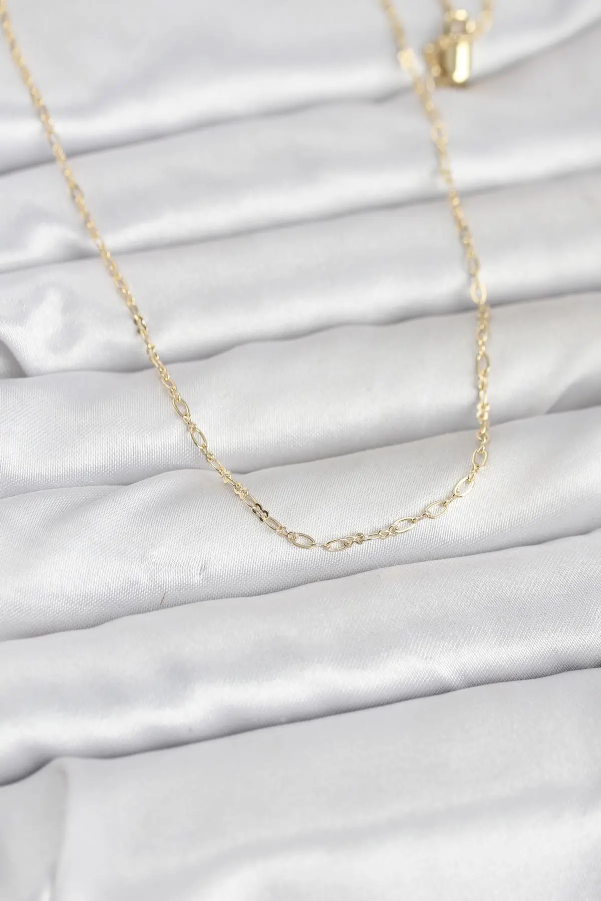 CM 14K Gold Renk 60 cm Zincirli Kadın Kolye TJ-BKO10944