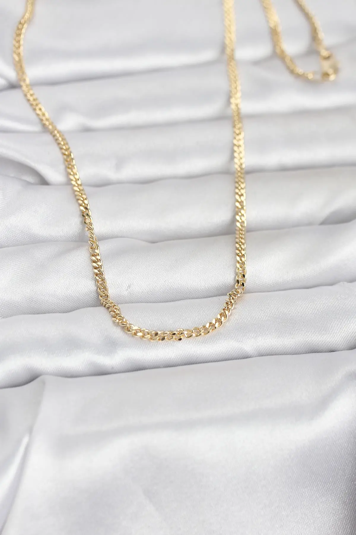CM 14K Gold Renk 60 cm Zincir Kadın Kolye TJ-BKO10971