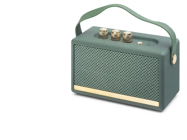 Bluetooth Nostaljik Hoparlör Fm 16.7 X 10.3 X 7.16 Cm - Yeşil HDX6002