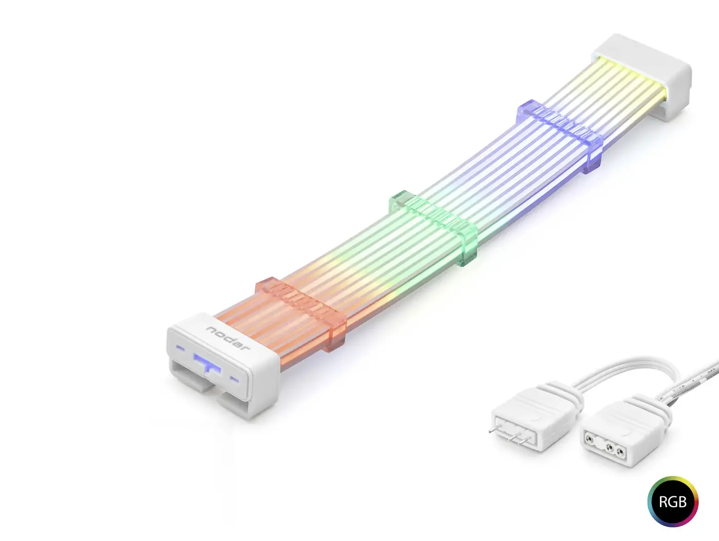 Silikon Işıklı Bükülebilir Argb Light Board 28 Pin - Beyaz ND2802