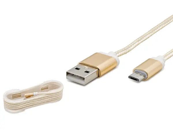 Usb Micro To Usb Şarj Ve Data Kablosu Ps4 Gamepad Uyumlu Hasır 1.5 M HD4338