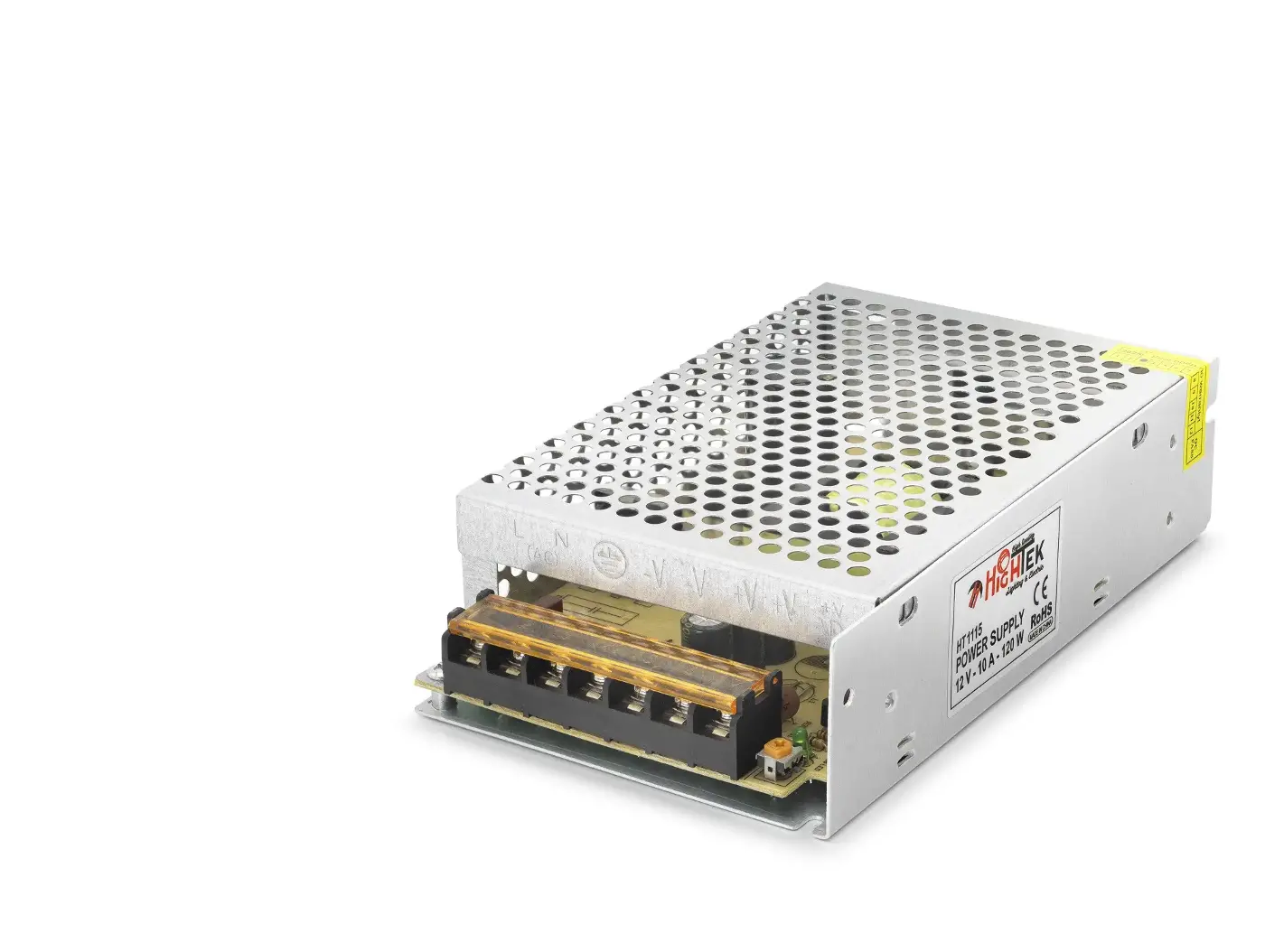 12V 10A 120W Led / Kamera Adaptörü- Gümüş HT1115