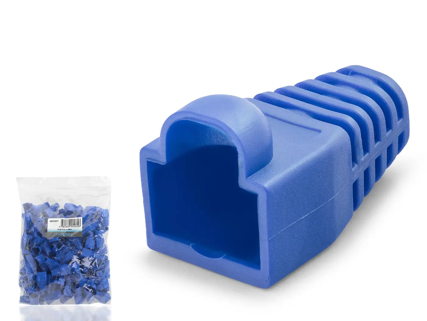 Rj45 Konnektör Papuç 100’Lü Paket - Mavi ND2431